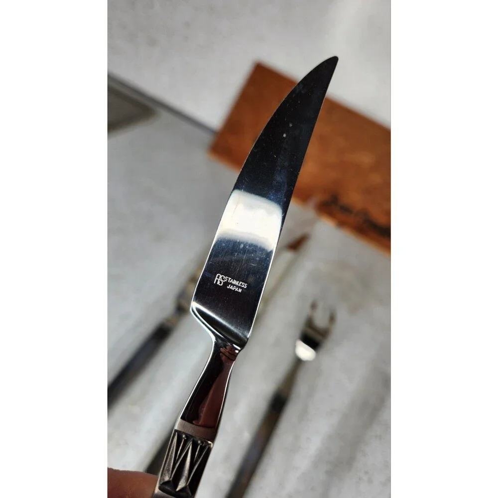 Arthur SALM MCM Stainless Steel Japan Carving Set 9 Piece ASFI Satin w/ Case